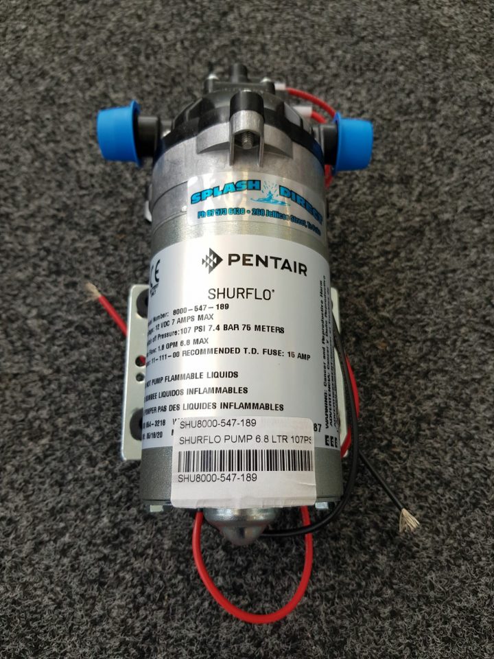 Shurflo Pump 12V 6.8 LPM