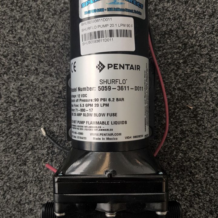 Shurflo Pump 12V 20 LPM
