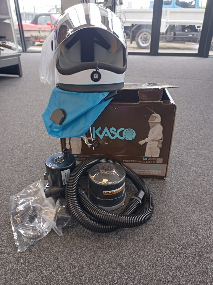 Kasco spray helmet