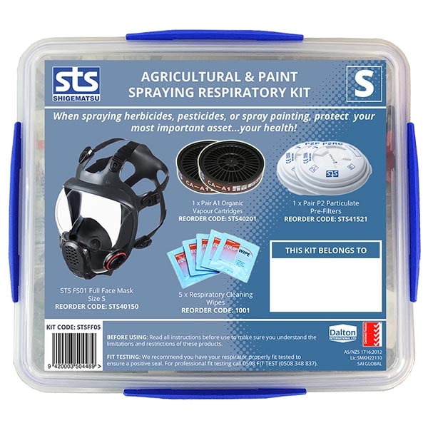STS Full Face Mask (FS01) – Paint and Agricultural Spraying Respiratory Starter Kit